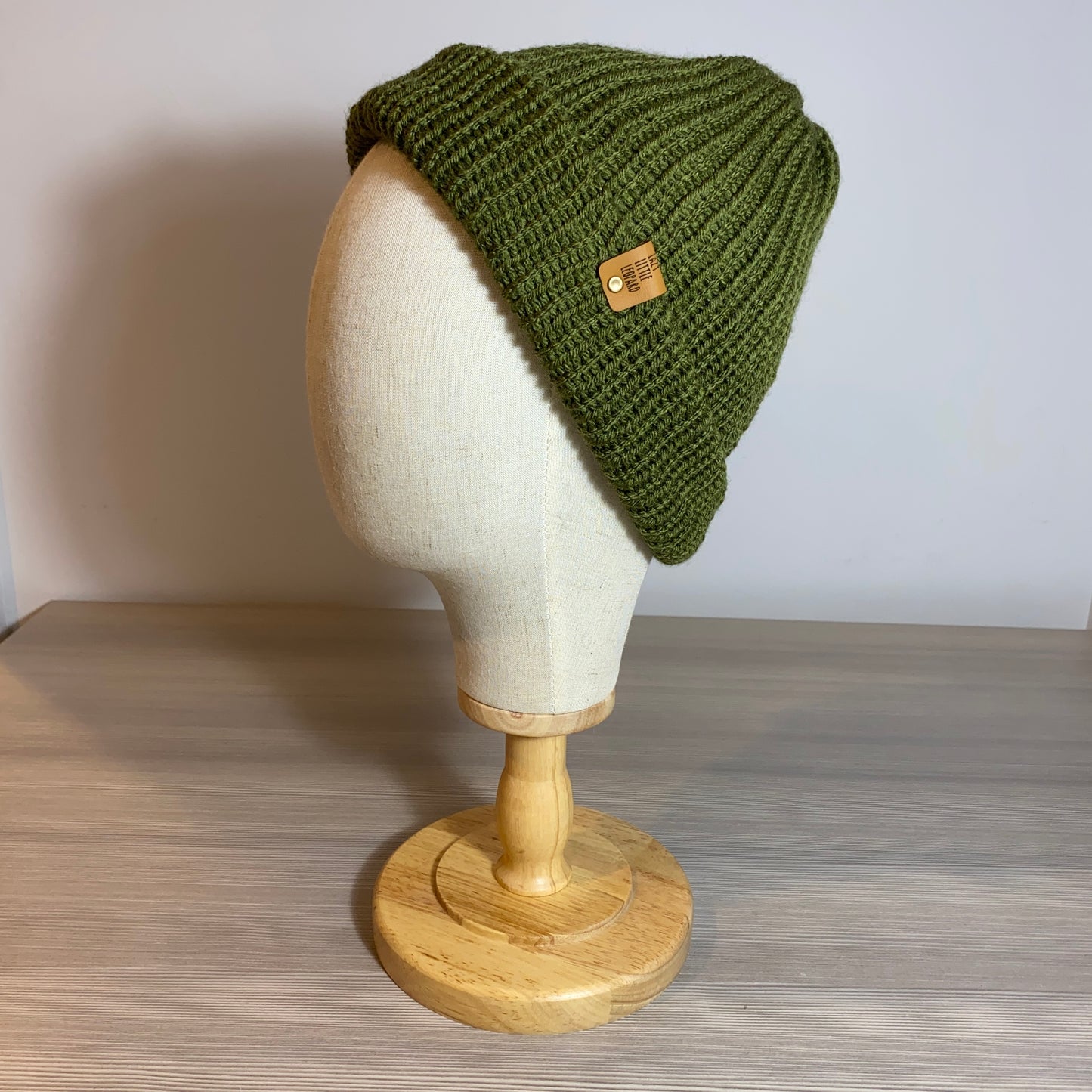 Knit Beanie with Brim