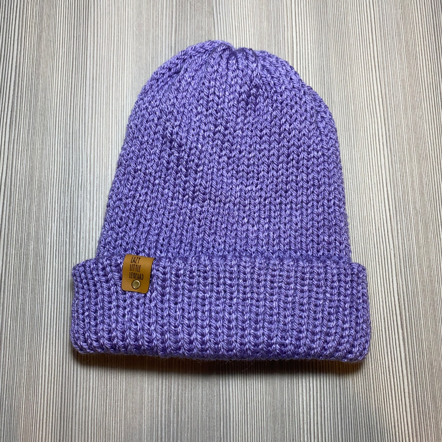 Knit Beanie with Brim