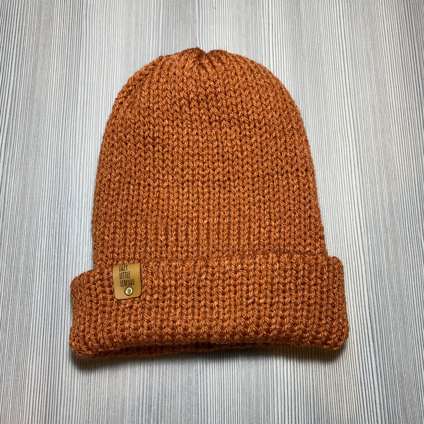 Knit Beanie with Brim