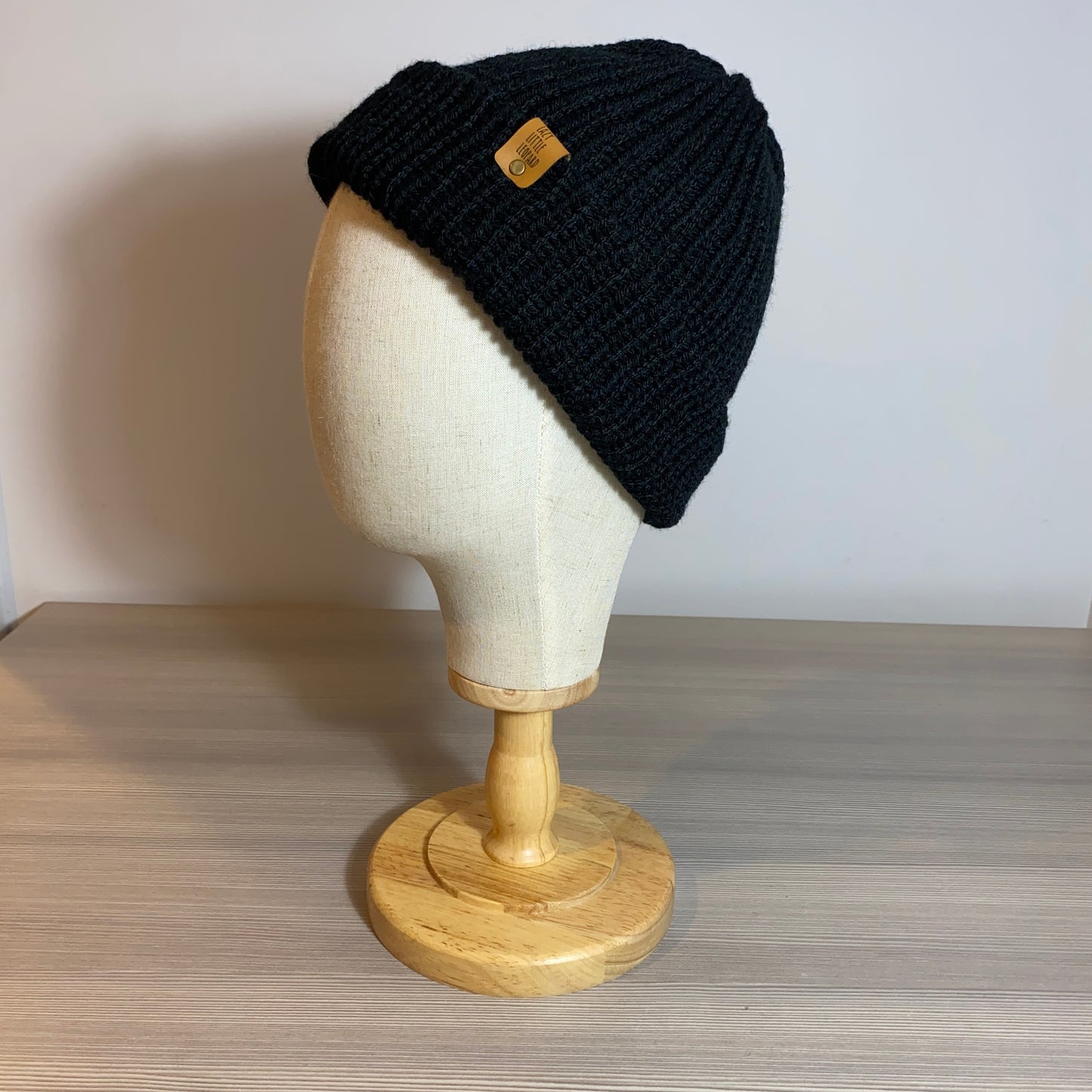 Knit Beanie with Brim