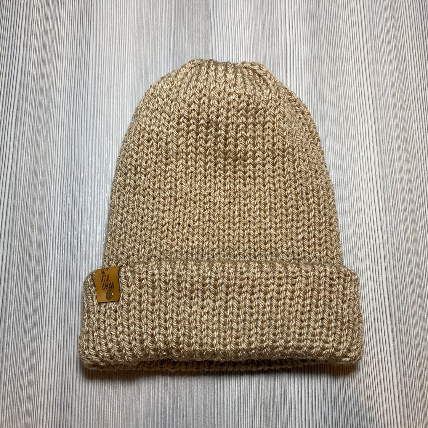 Knit Beanie with Brim