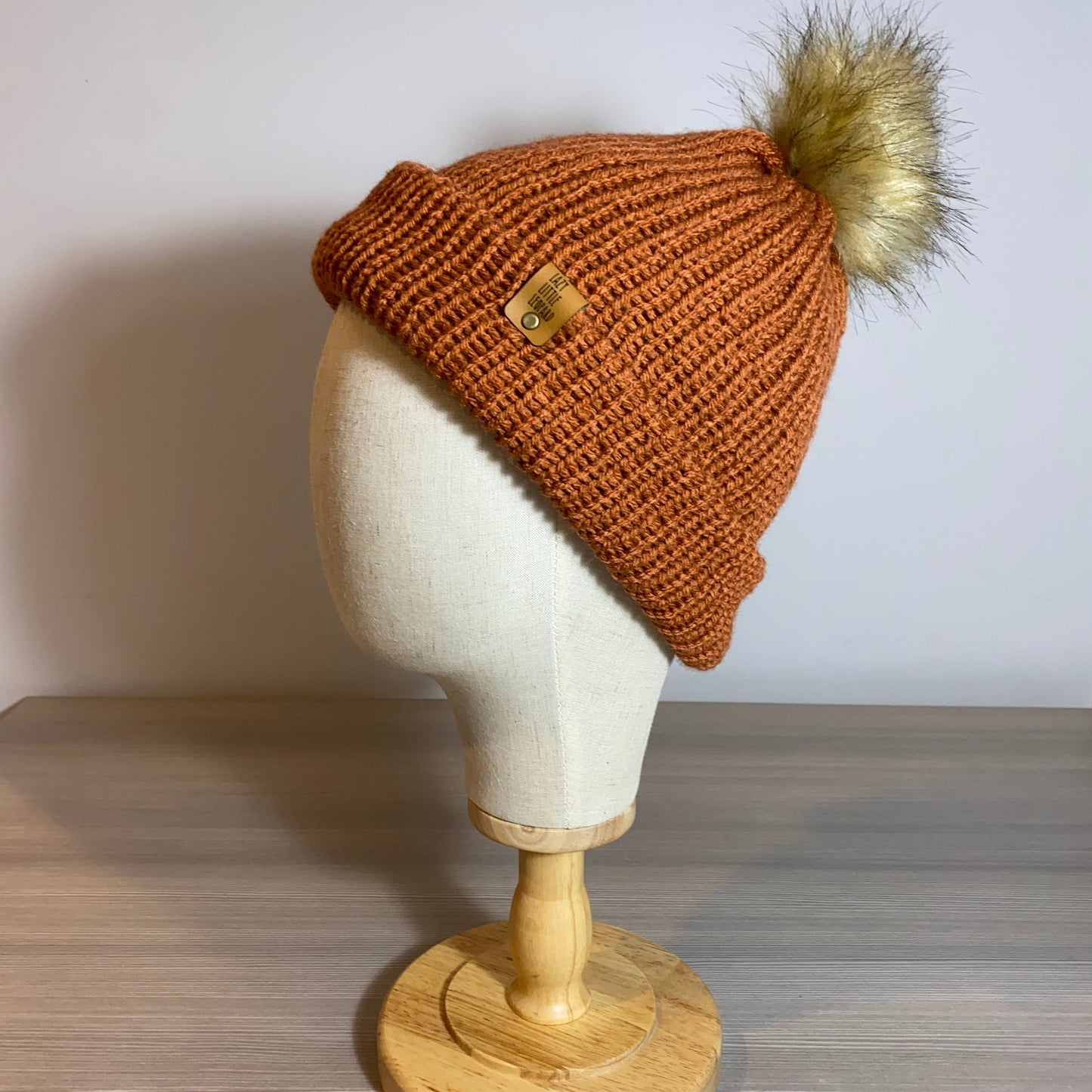 Knit Beanie with Brim