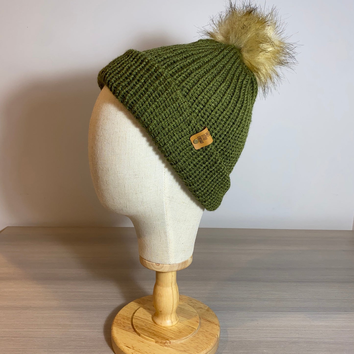 Knit Beanie with Brim