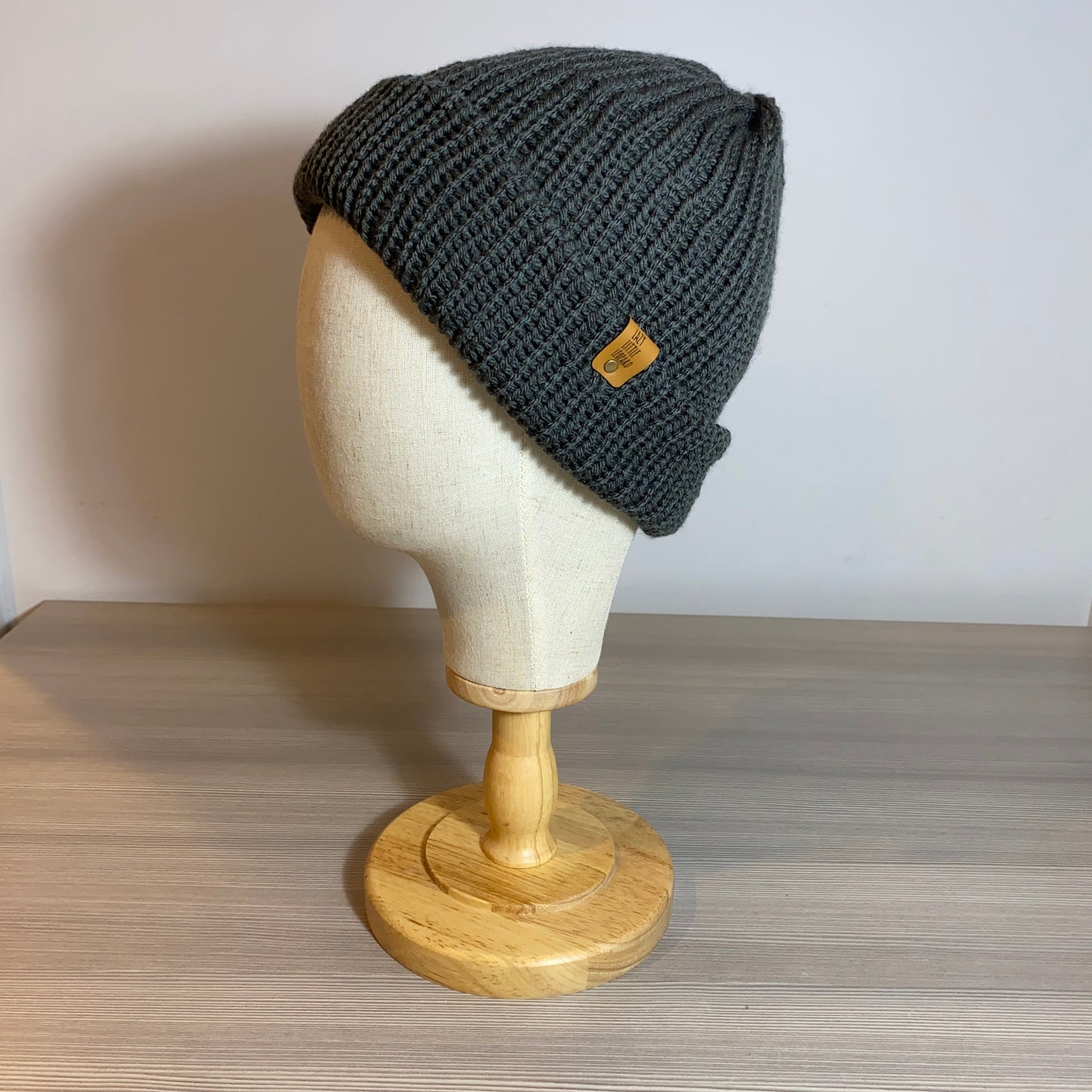 Knit Beanie with Brim