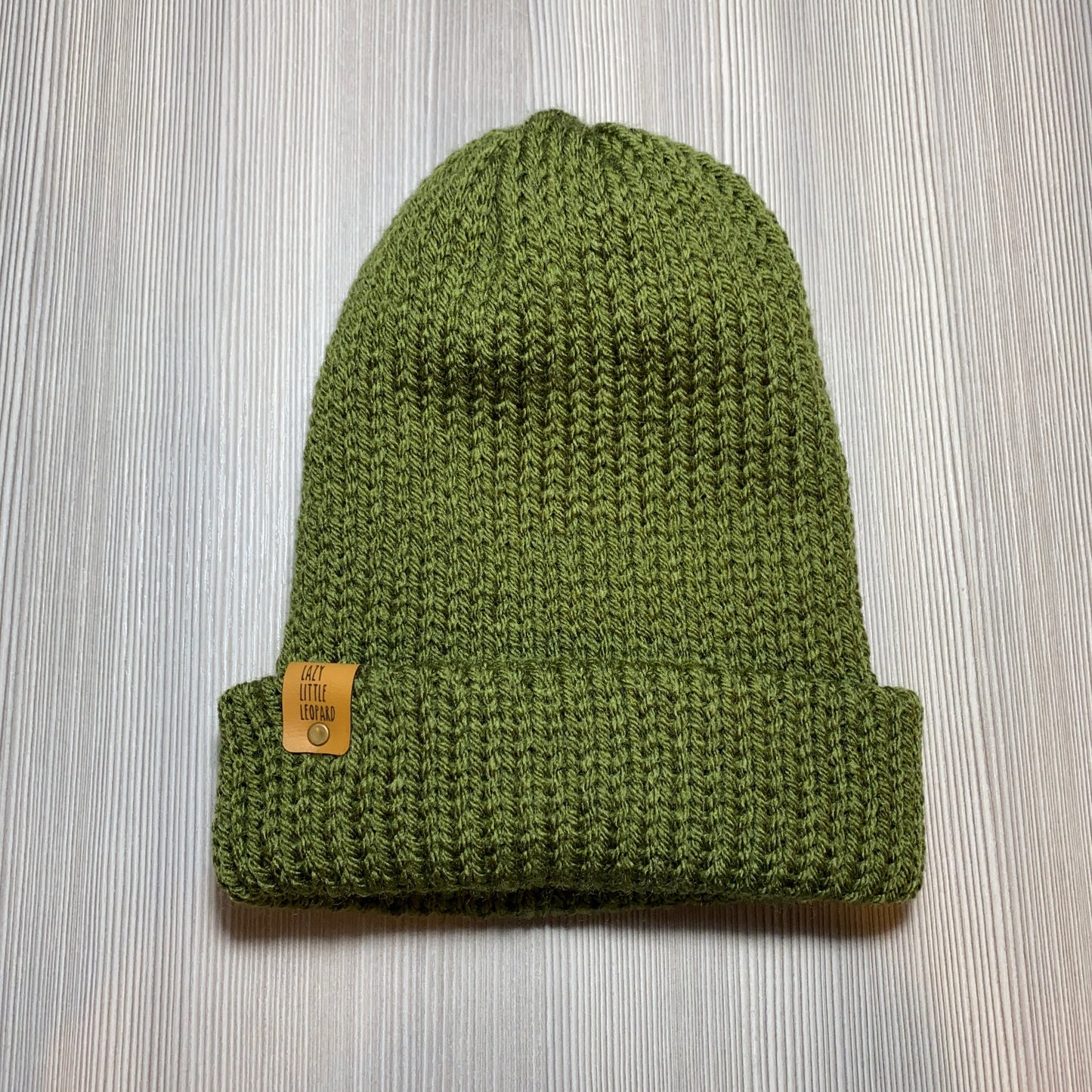 Knit Beanie with Brim