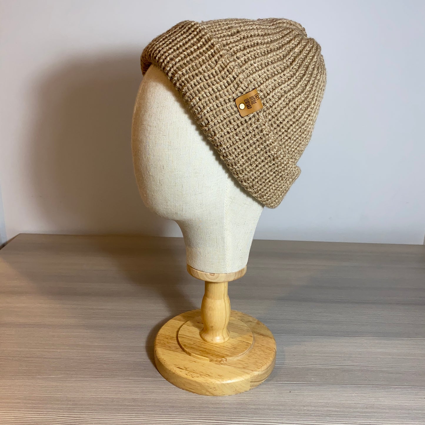 Knit Beanie with Brim