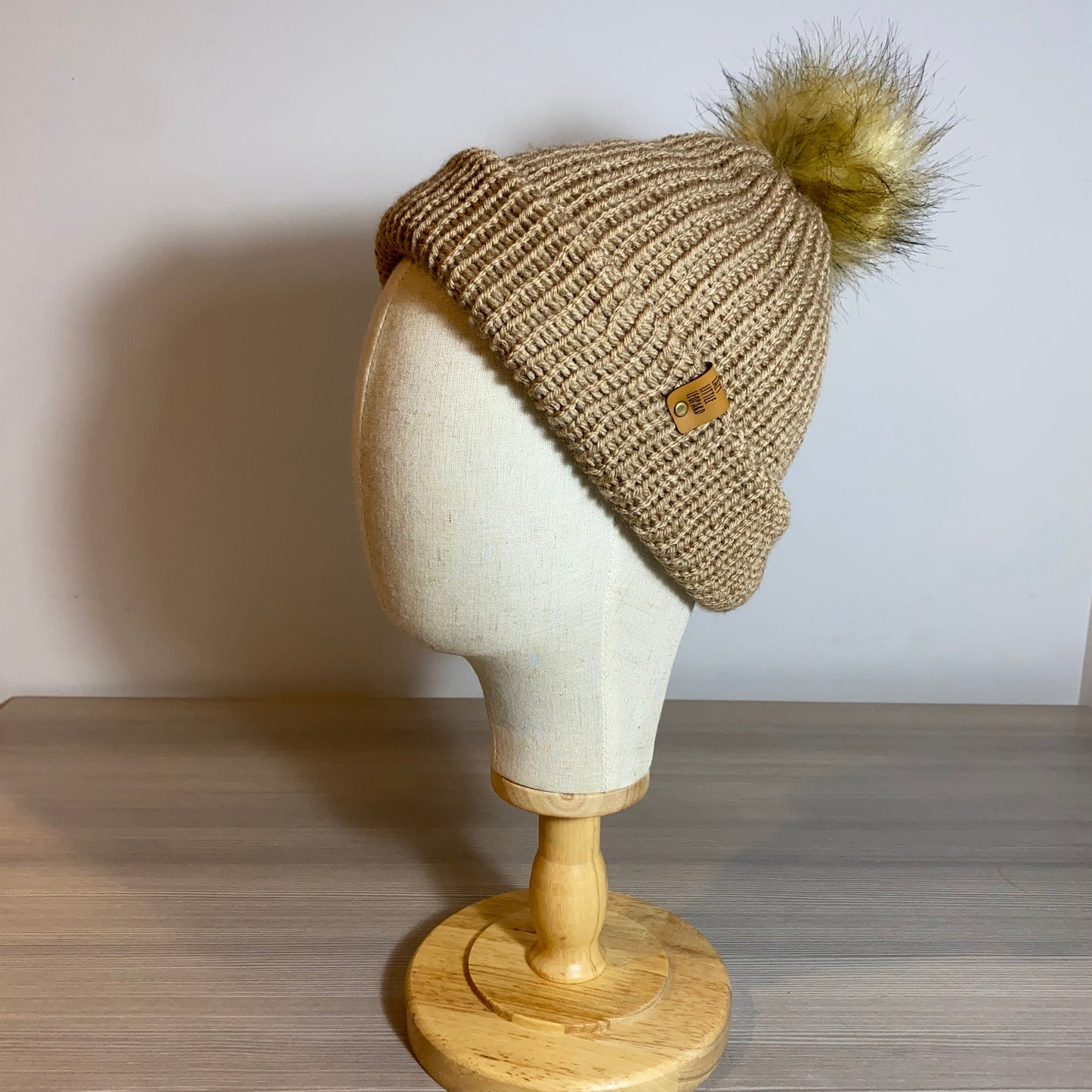 Knit Beanie with Brim