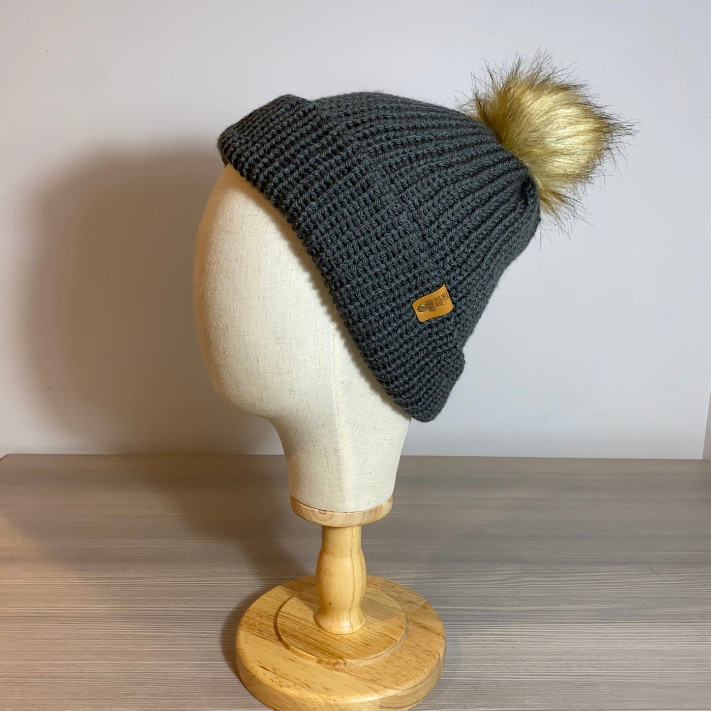 Knit Beanie with Brim