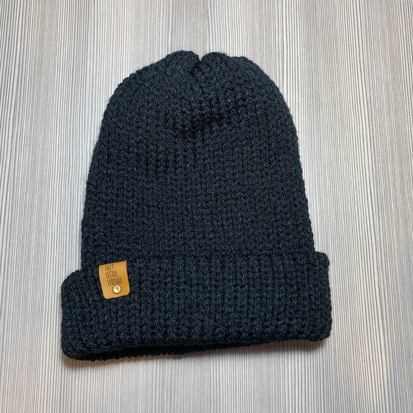 Knit Beanie with Brim