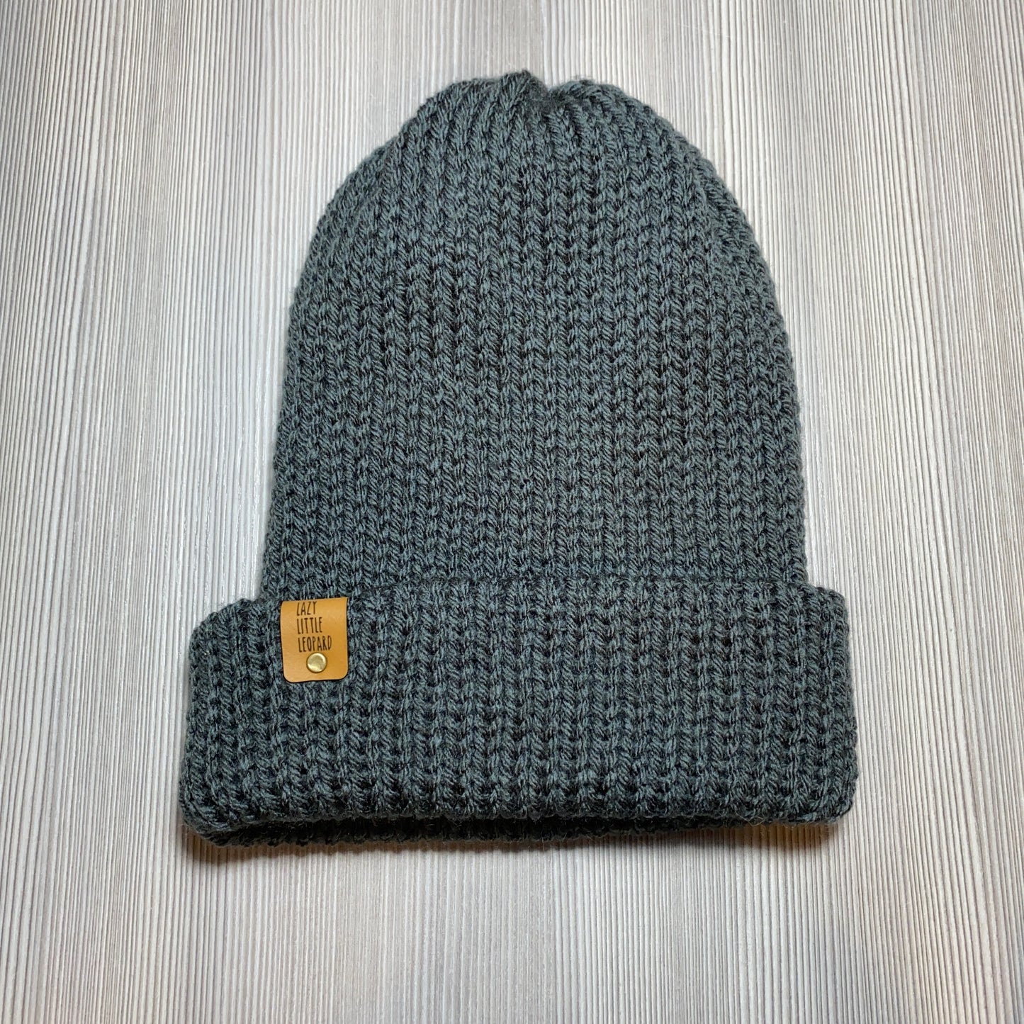 Knit Beanie with Brim