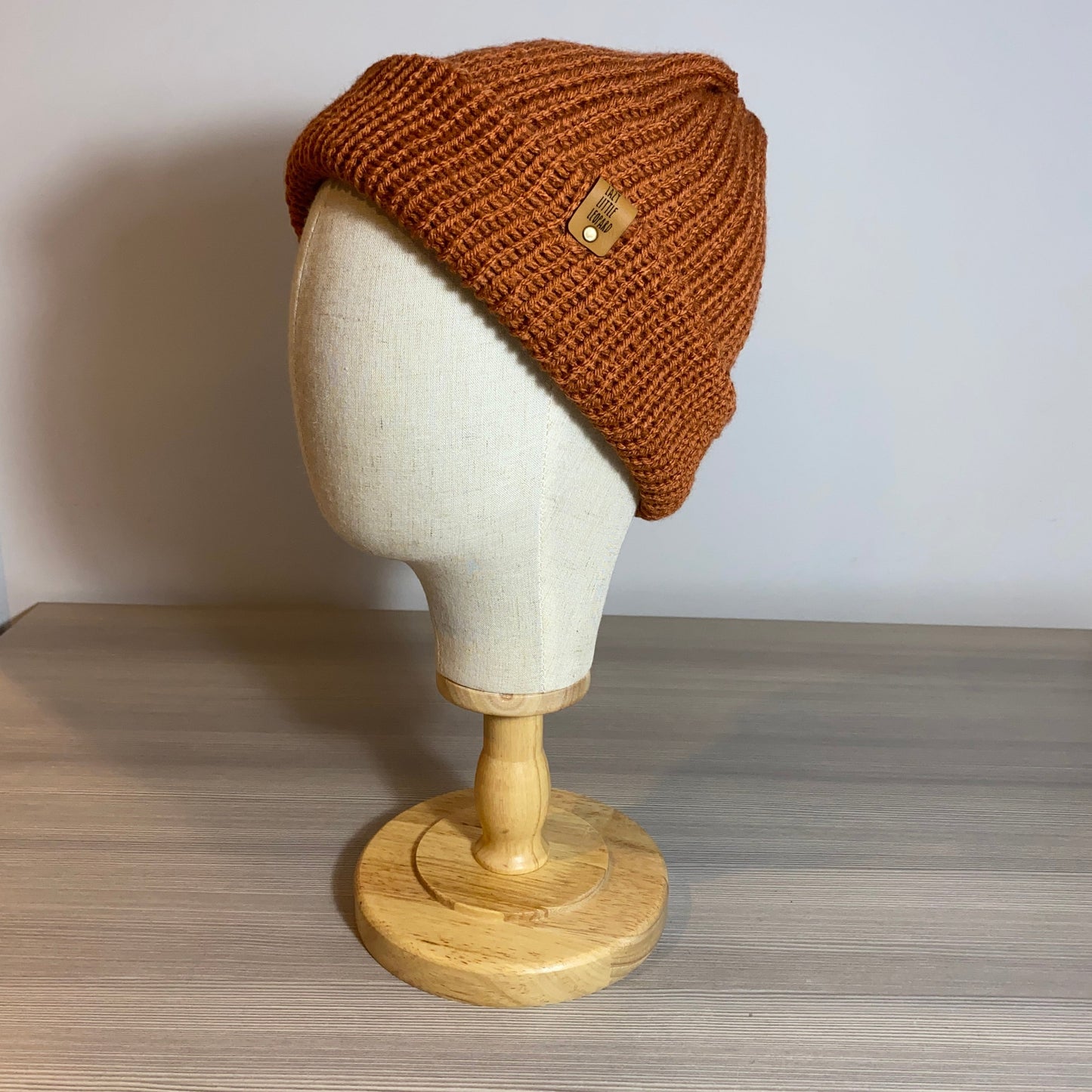 Knit Beanie with Brim