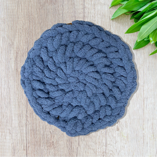 Country Blue Circular Mat/Insert